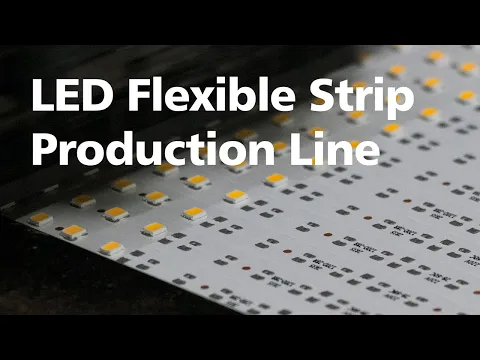 Het jy die LED Flexible Strip-produksielyn gesien?