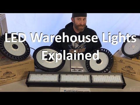 Spiegazione delle luci del magazzino a LED - Guida per l'acquirente sull'illuminazione a LED del magazzino e la luce a LED ad alta baia