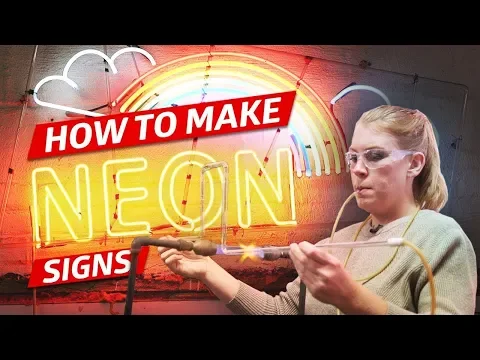 Hoe neontekens vir restaurante gemaak word - hoe om dit te maak