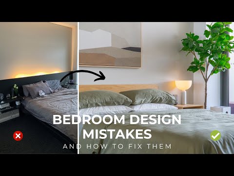 12 טעויות נפוצות בעיצוב חדרי שינה וכיצד לתקן אותן