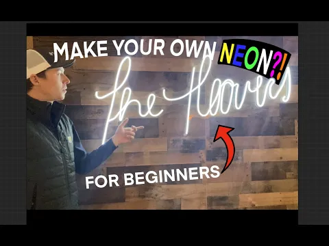 Hur man gör en LED Neon Logga in Personlig handskrift