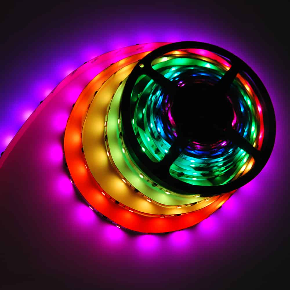 24 Volt RGB LED Streifen 5050 LED's - IP65 - 2,5 Meter - All Day Led