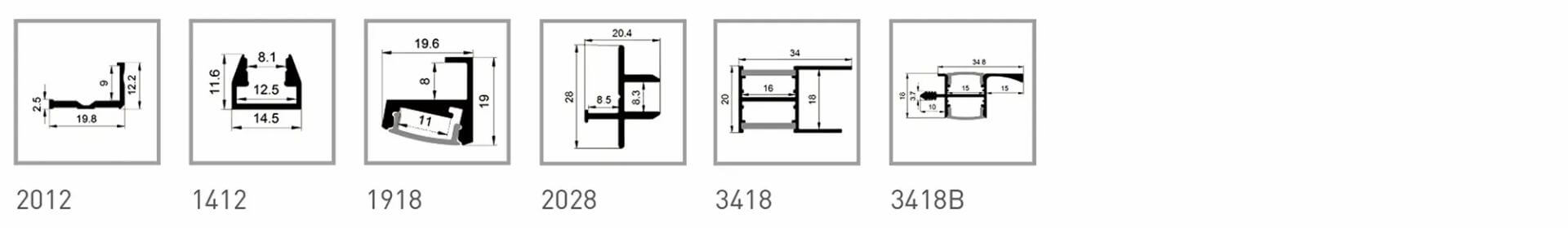 Girazi Sherufu LED Aluminium Profiles