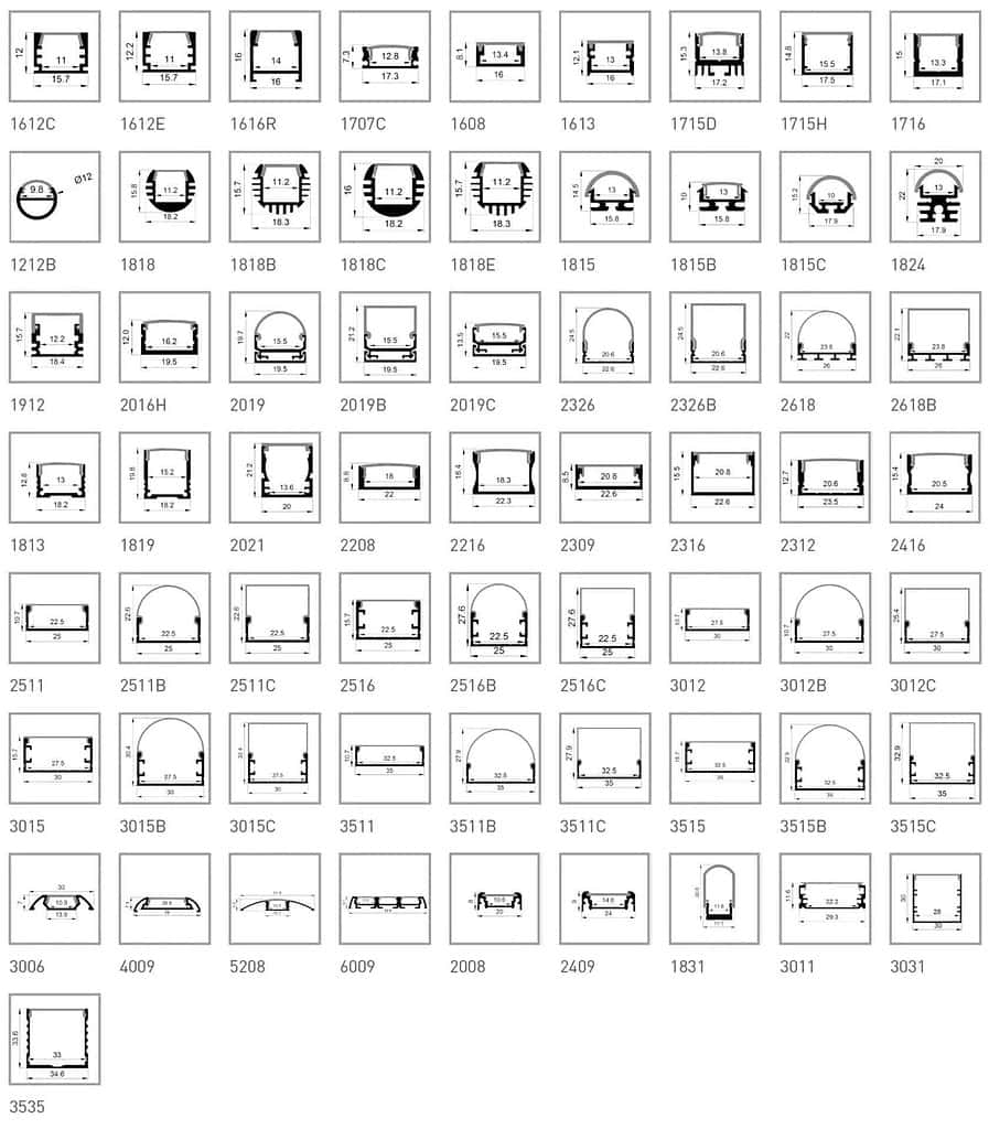 LED Aluminum Profile – Durable, Custom & Heat-Dissipating | LEDYi Lighting