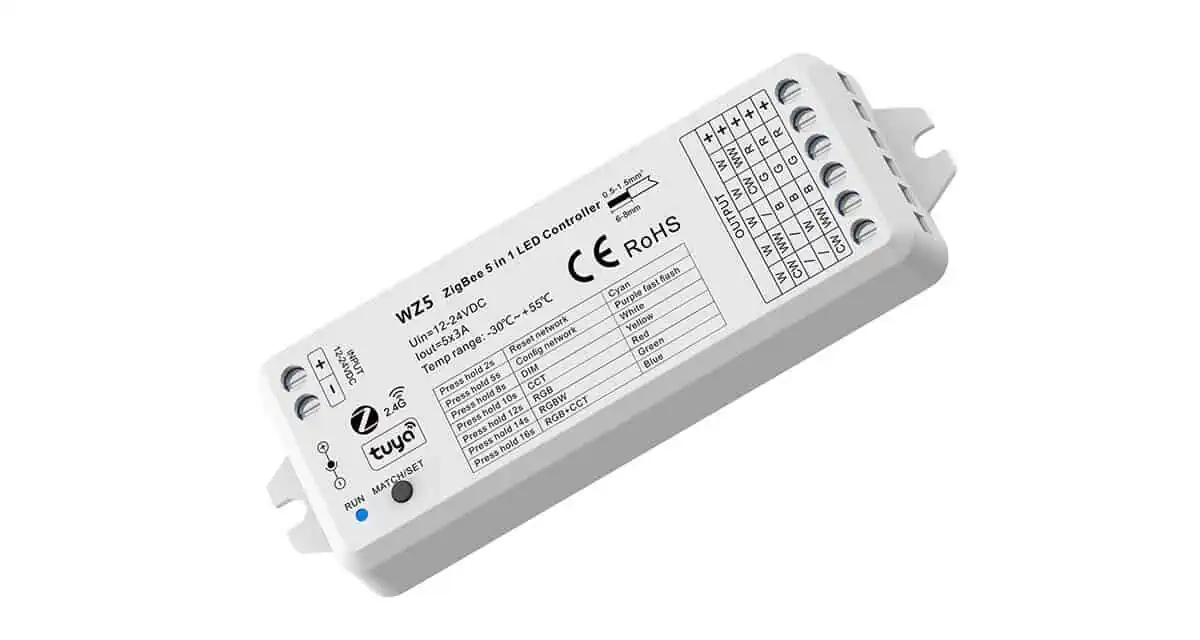 WZ5 Zigbee 5in1 LED ನಿಯಂತ್ರಕ