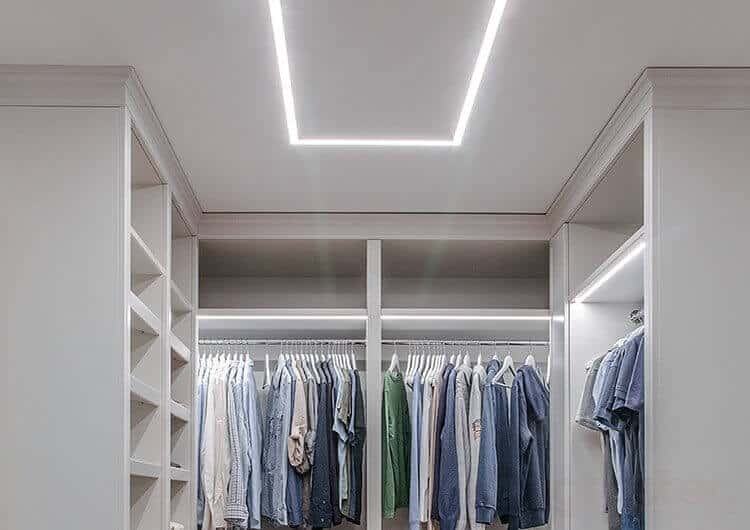 Aluminum profile in furniture lighting
