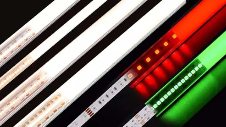 led aliuminio profiliai su led juostelėmis