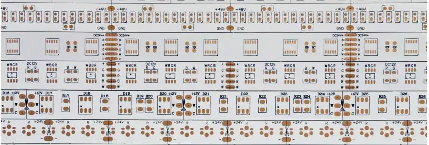 የ LED ስትሪፕ መብራቶች ፒሲቢ