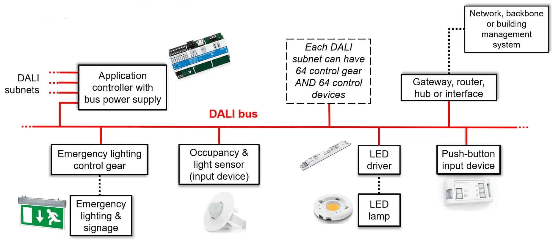 dali illuminandi systemata wiring