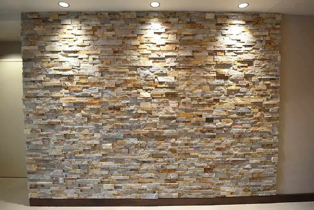 stone walls lighting