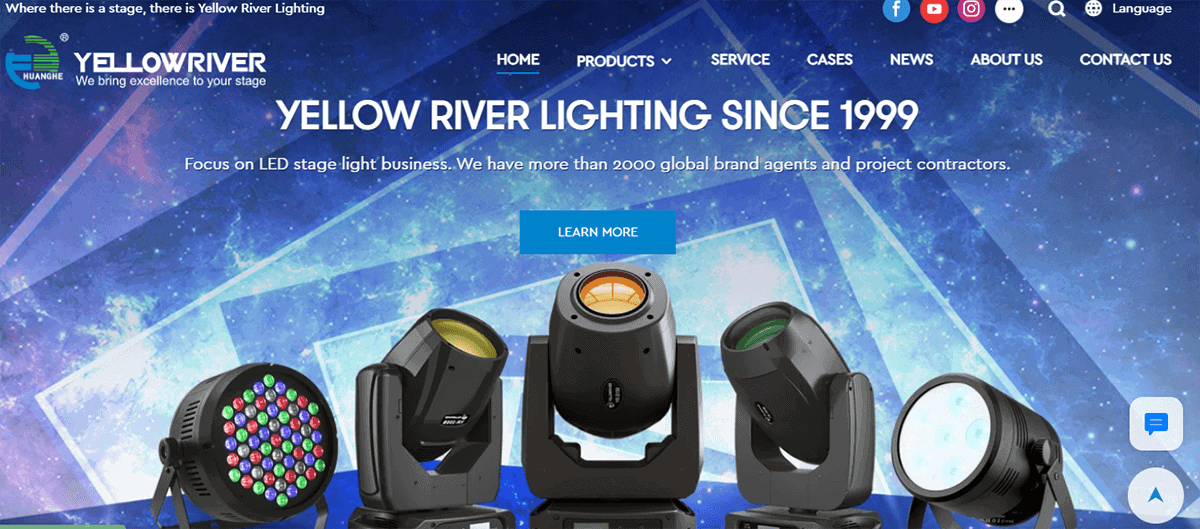 yellow river lighting