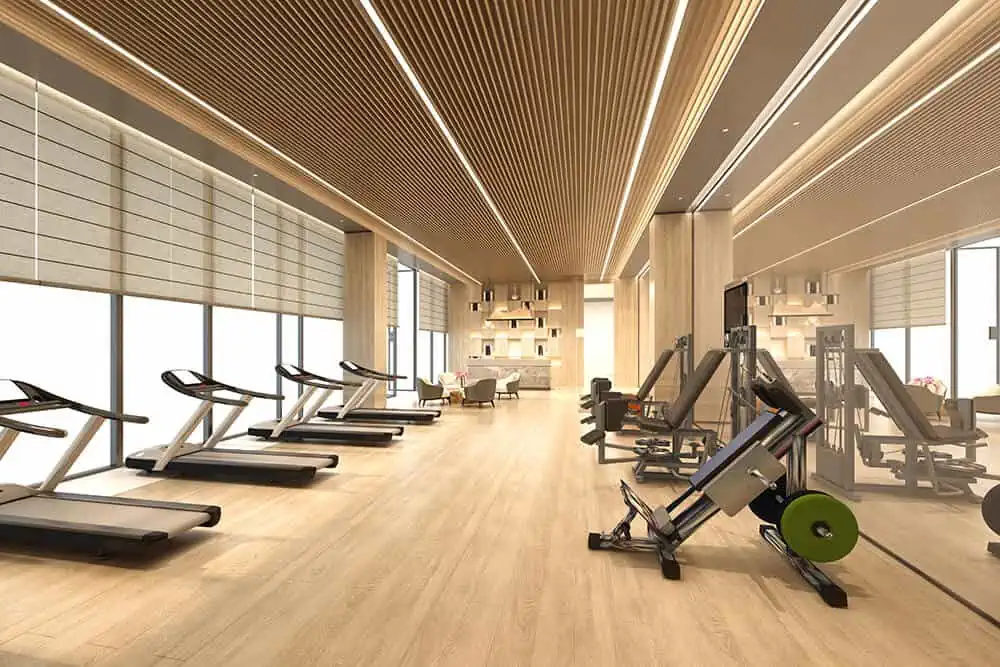 đèn led phòng gym 2