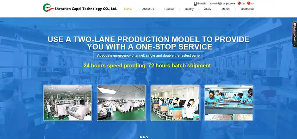 Malingaliro a kampani Shenzhen Capel Technology Co., Ltd. Ltd