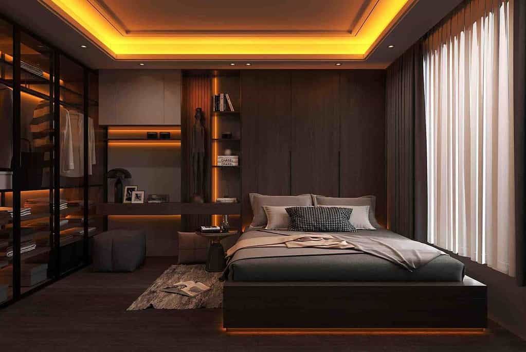 bedroom led strip ideas 32