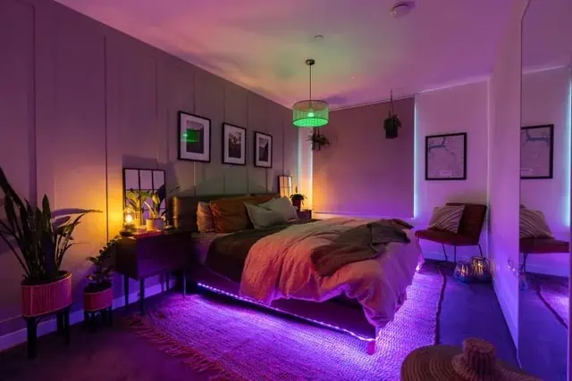 idées de bande led chambre 6