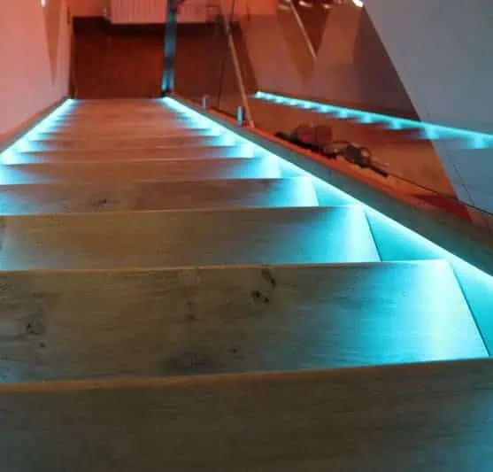 iluminación de la escalera 4