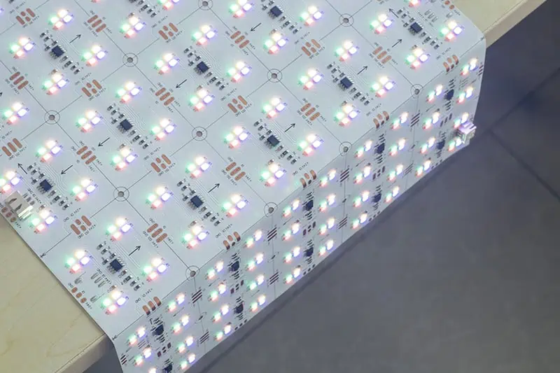 led sheet fold