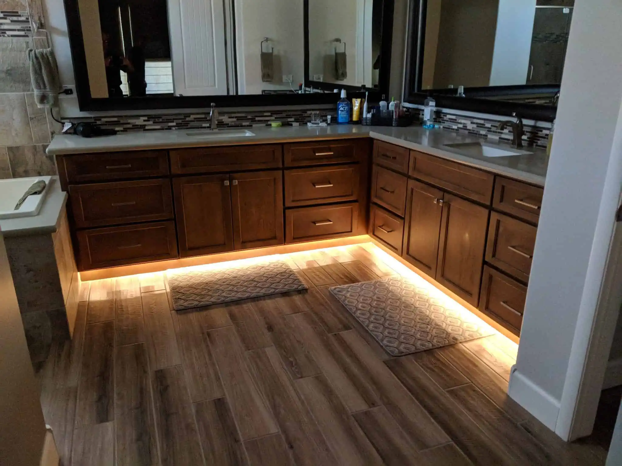 bathroom under cabinet