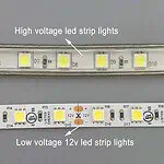 tira led de bajo voltaje vs alto voltaje