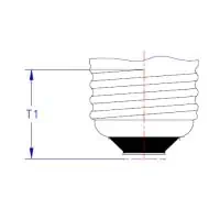 length of screw (min)