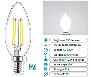 Ultimate Guide To E12 LED Bulbs - LEDYi Lighting