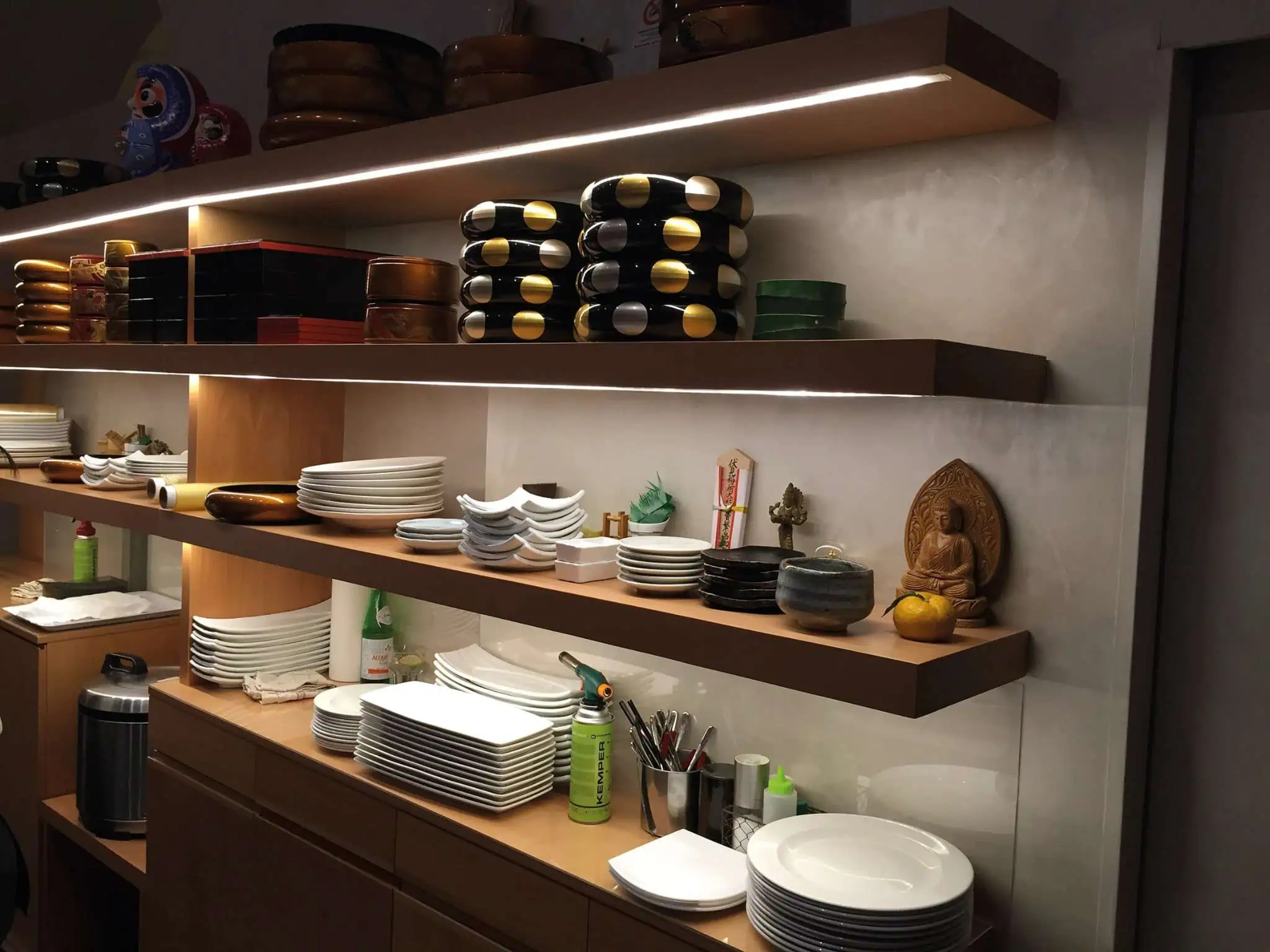 Installing led strip lights under shelves deals