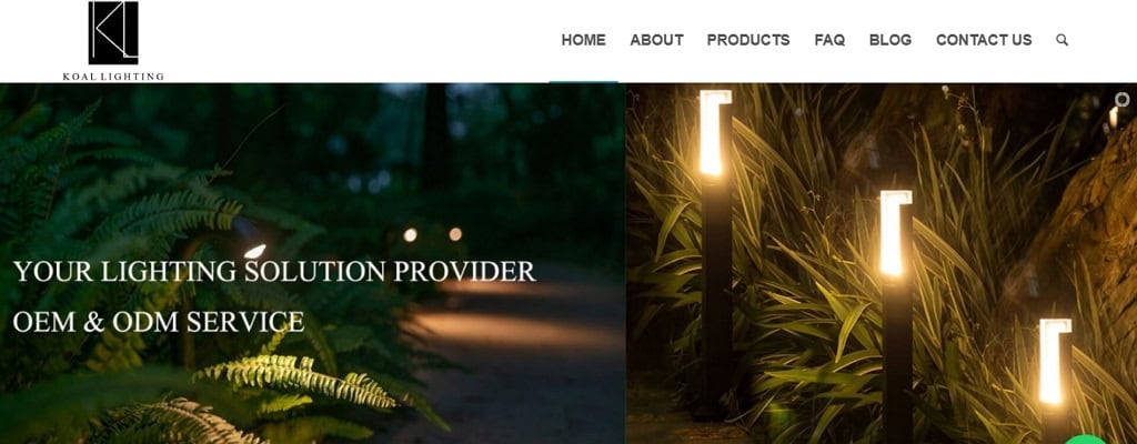 iluminação de carvão