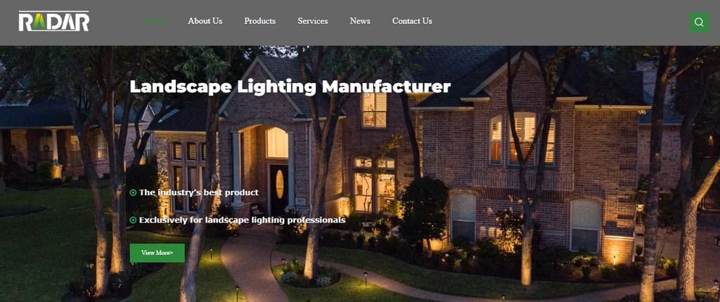 iluminación del radar