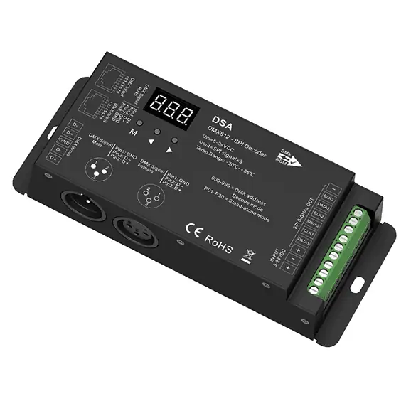 dmx512 na spi-omskakelaar