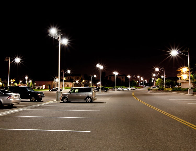 LED осветлување на паркингот 3