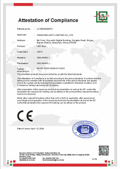 certificatu ce lvd