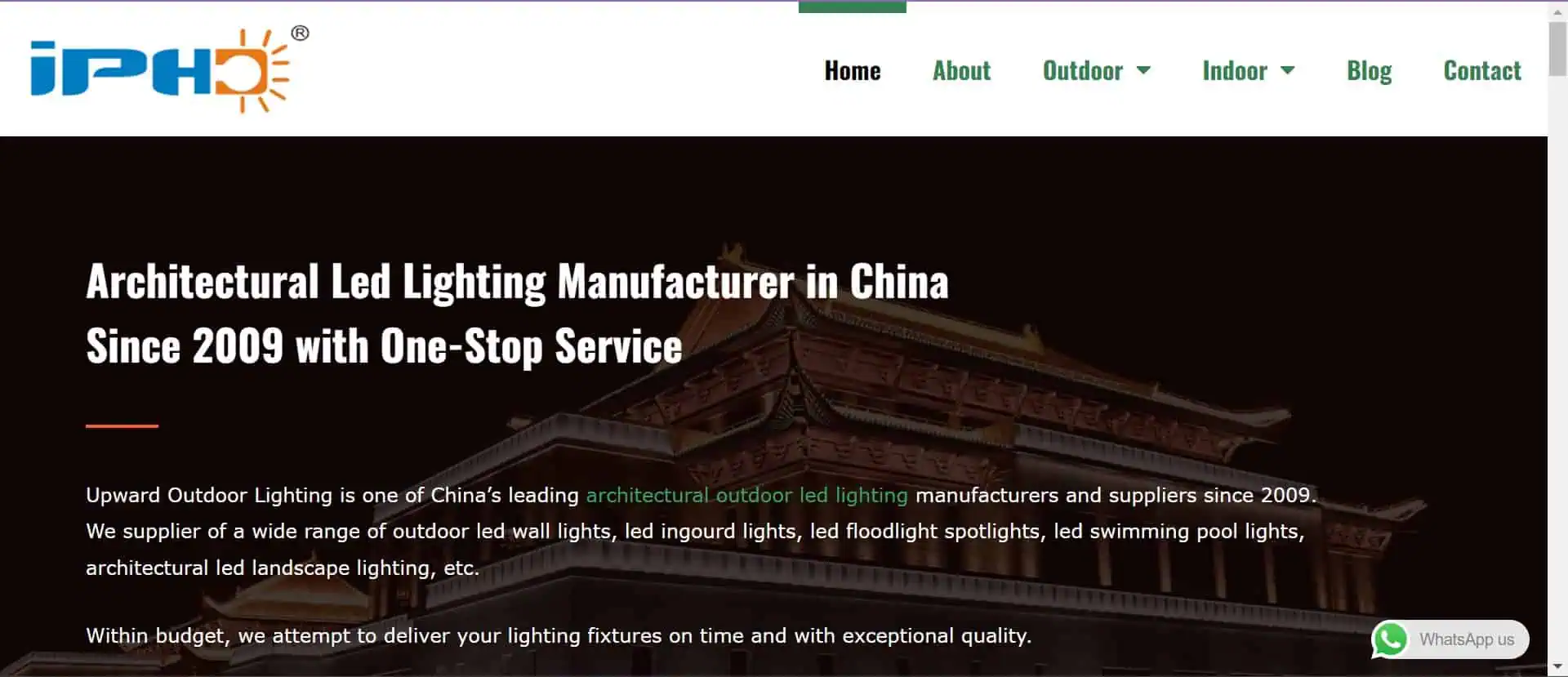 opwaartse verlichting