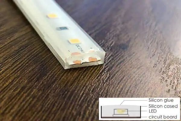 silicone sleeve+silicone glue coating