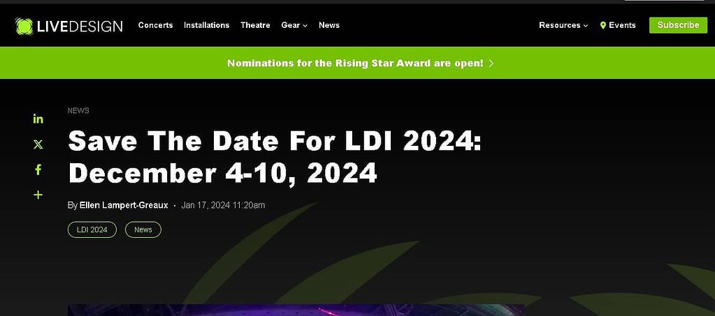 LDI® Show 2024