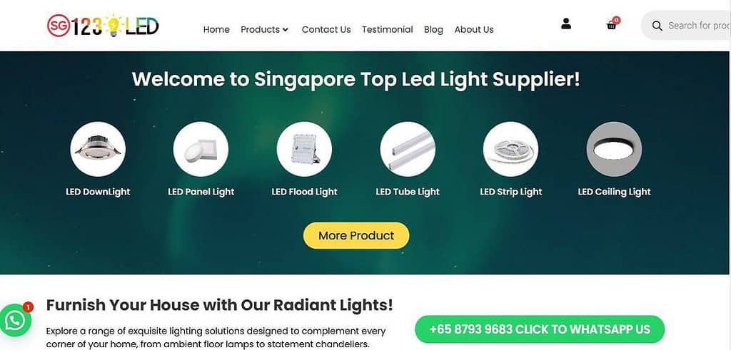 123 led lighting