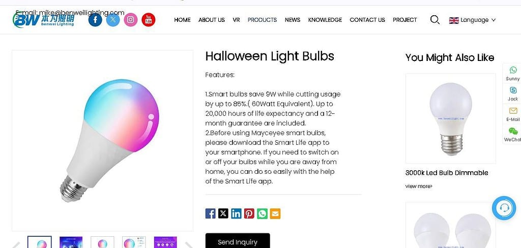 shenzhen benwei lighting