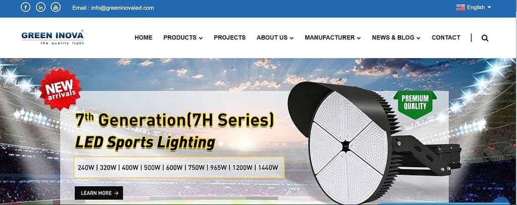 綠色伊諾瓦照明