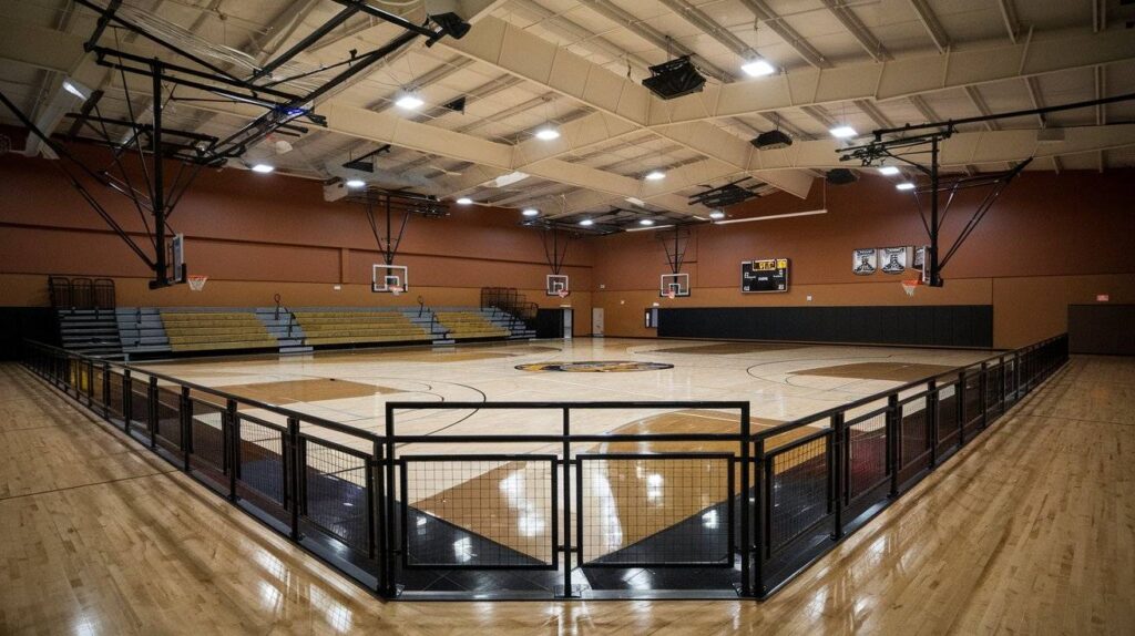 농구장 조명 설계 요구 사항