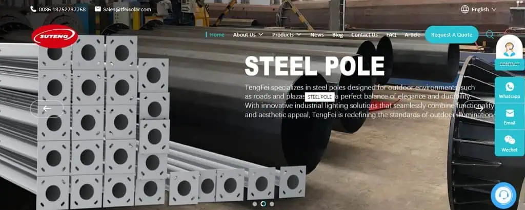 Янчжоу Тэнфэй стальное осветительное оборудование