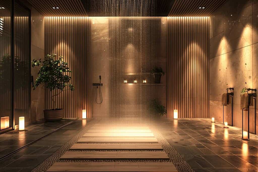 how to style the led bathroom lights