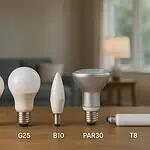 Home Lighting 101 Guide: Understanding Light Bulb Shapes, Sizes & Codes