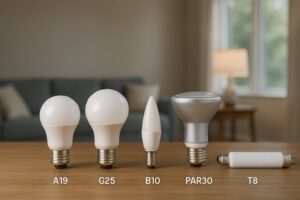 Home Lighting 101 Guide: Understanding Light Bulb Shapes, Sizes & Codes