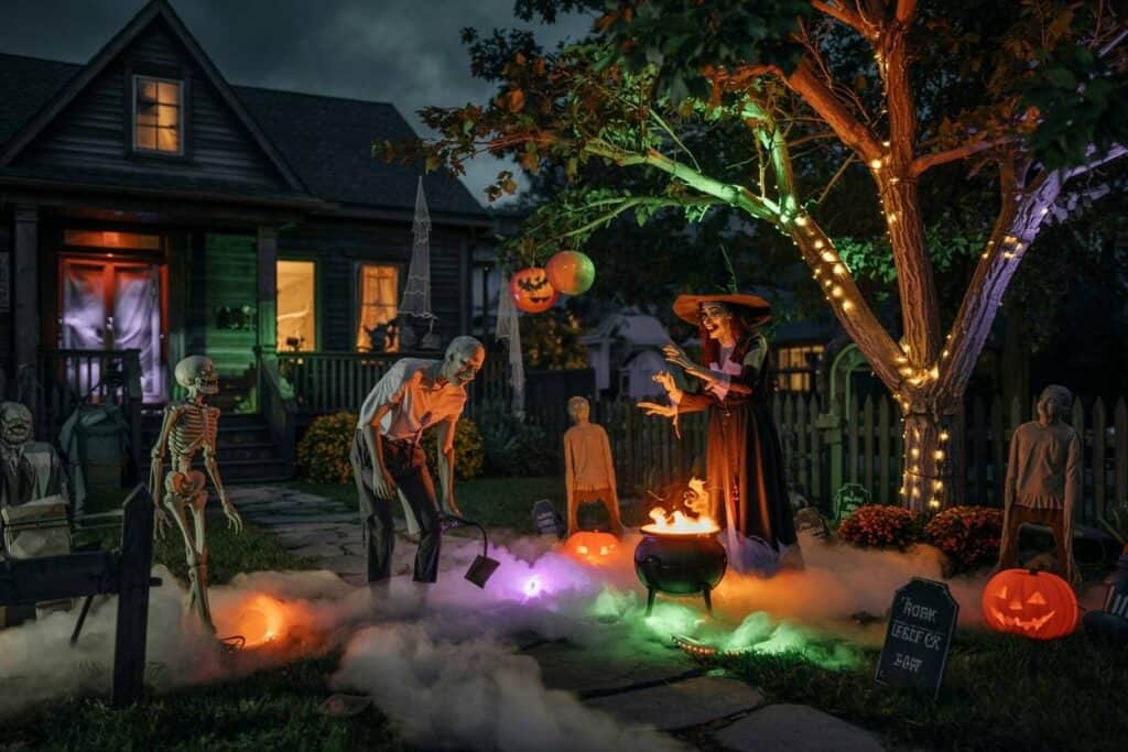 boszorkányos, zombis és kísértetjárta jelenetek