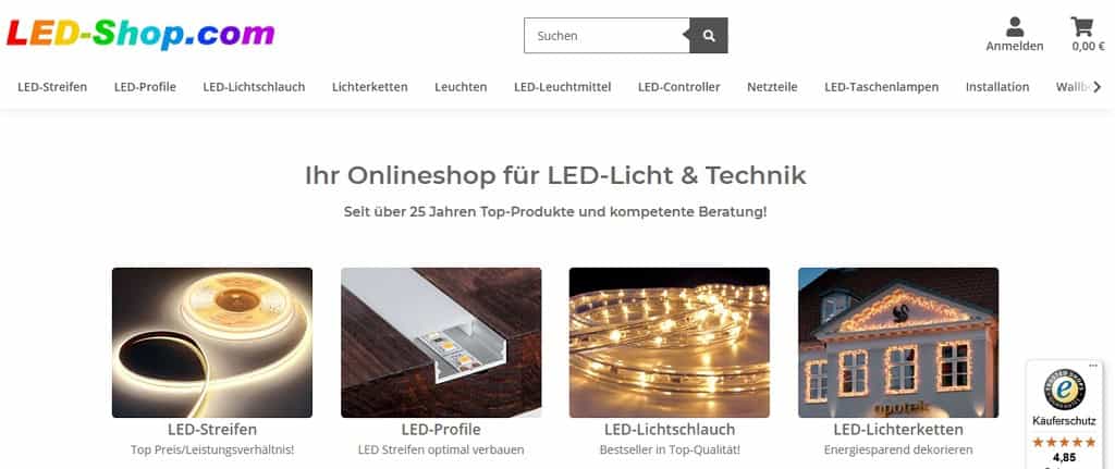 led shop