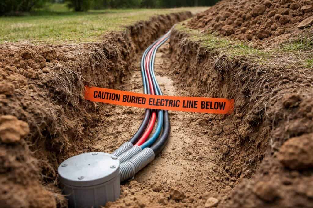 four burial depth options and their applications